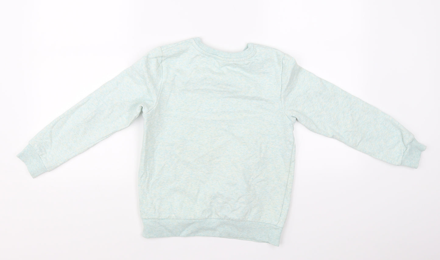 F&F Girls Blue   Pullover Jumper Size 9-10 Years