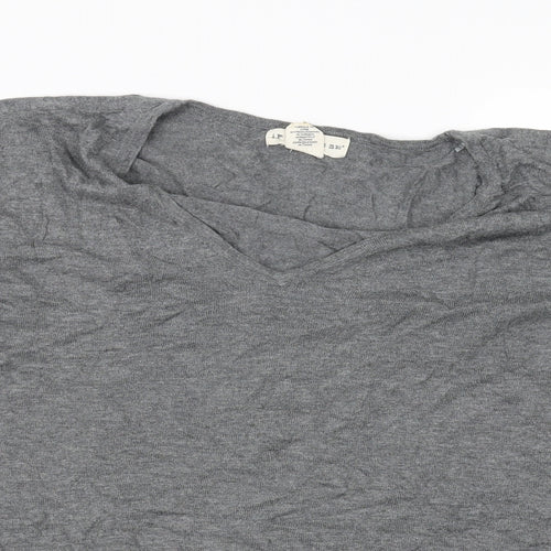 If It Were Me  Womens Grey   Basic T-Shirt Size M