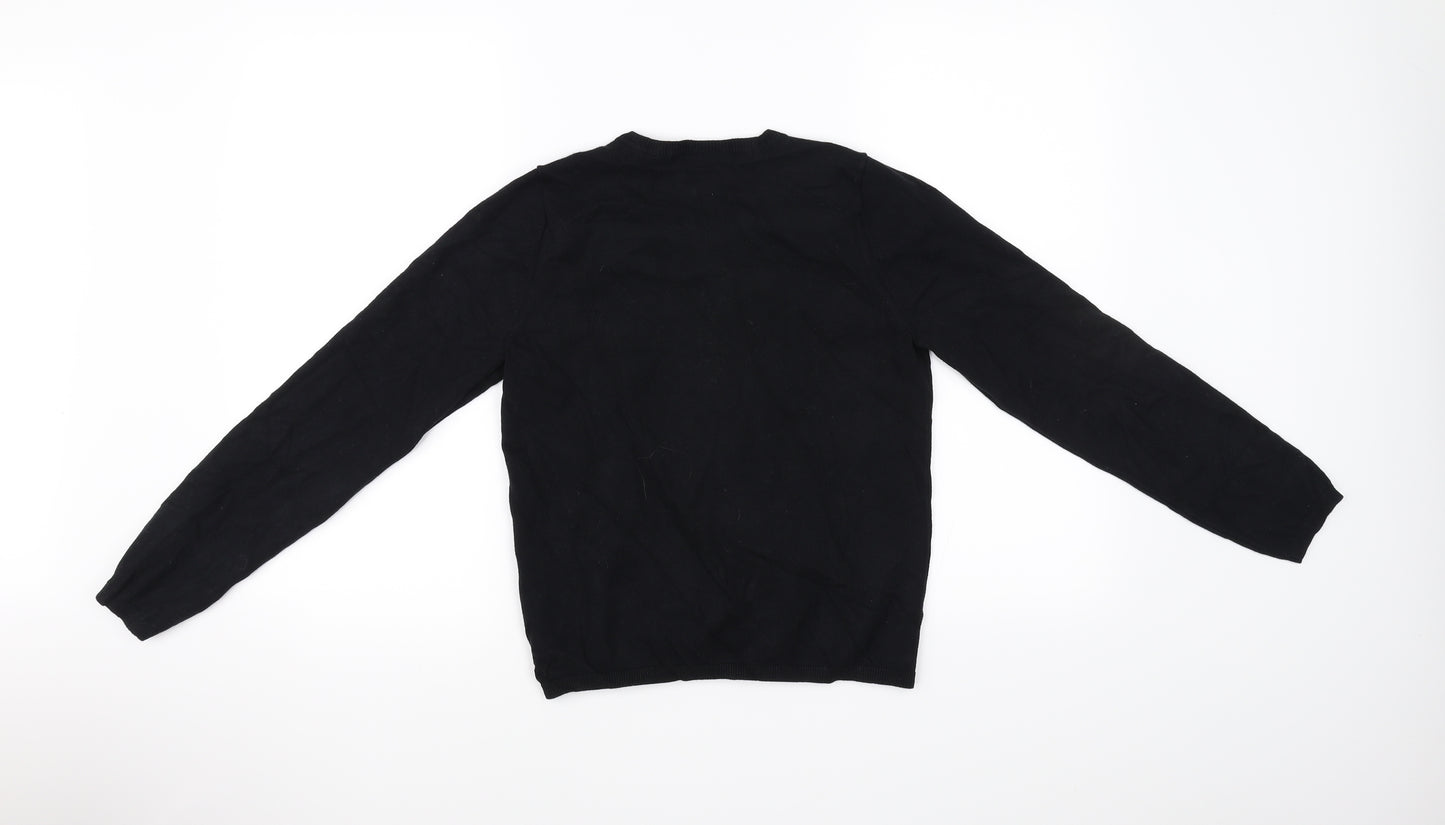 George Girls Black   Cardigan Jumper Size 12-13 Years
