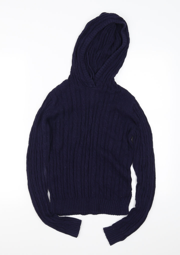 New Look Womens Blue Pullover Jumper Size 10