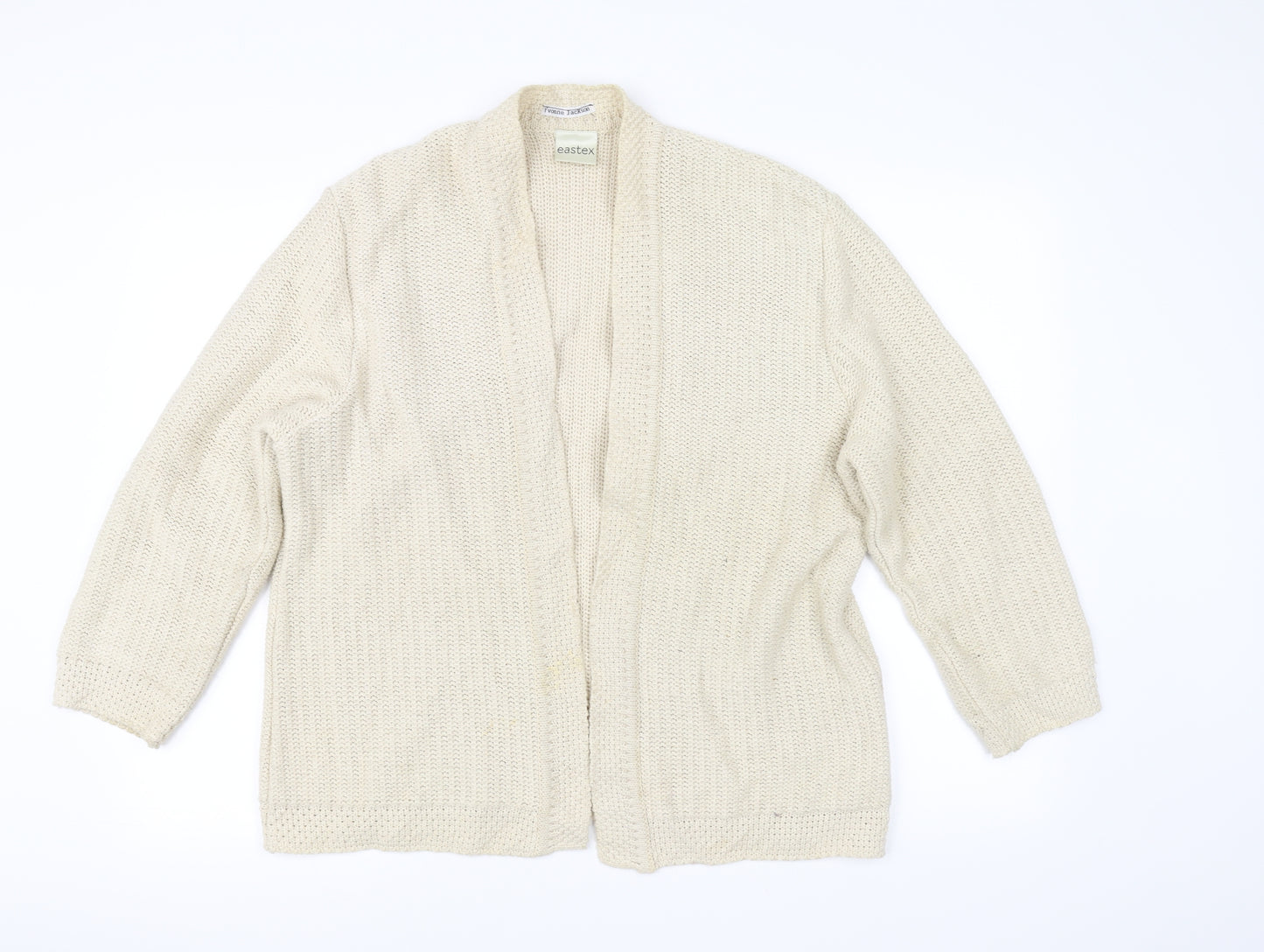 Eastex Womens Ivory   Cardigan Jumper Size 20