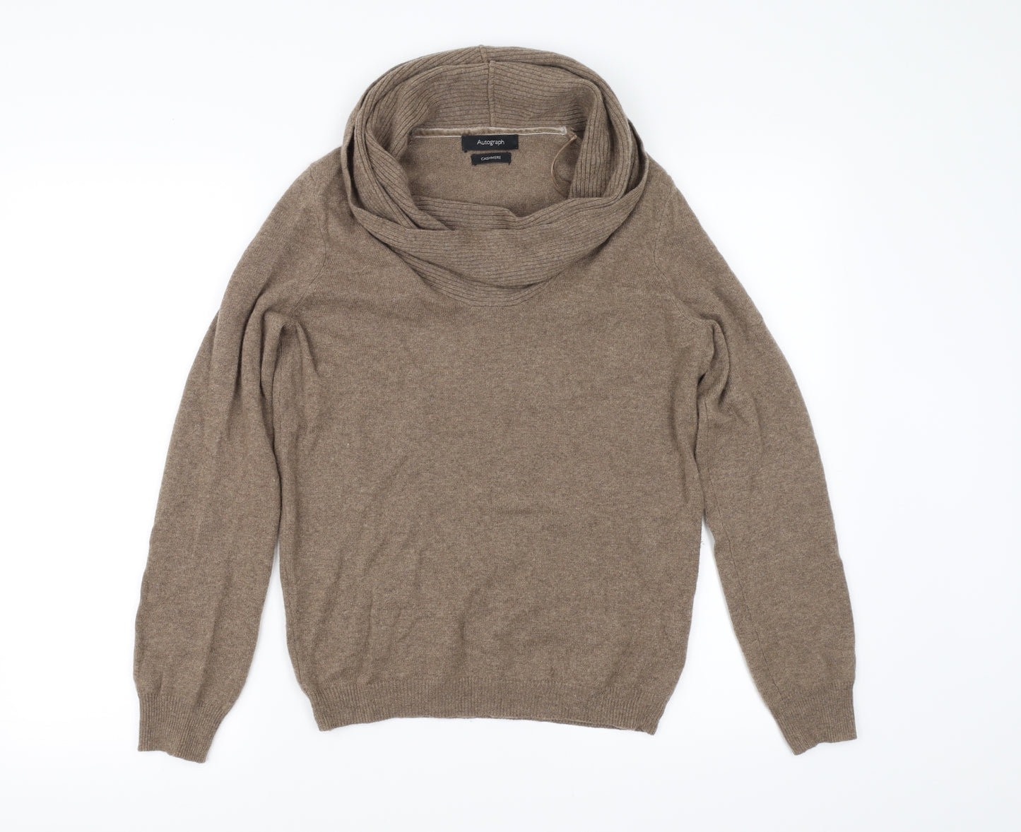 Marks and Spencer Womens Beige   Pullover Jumper Size 8