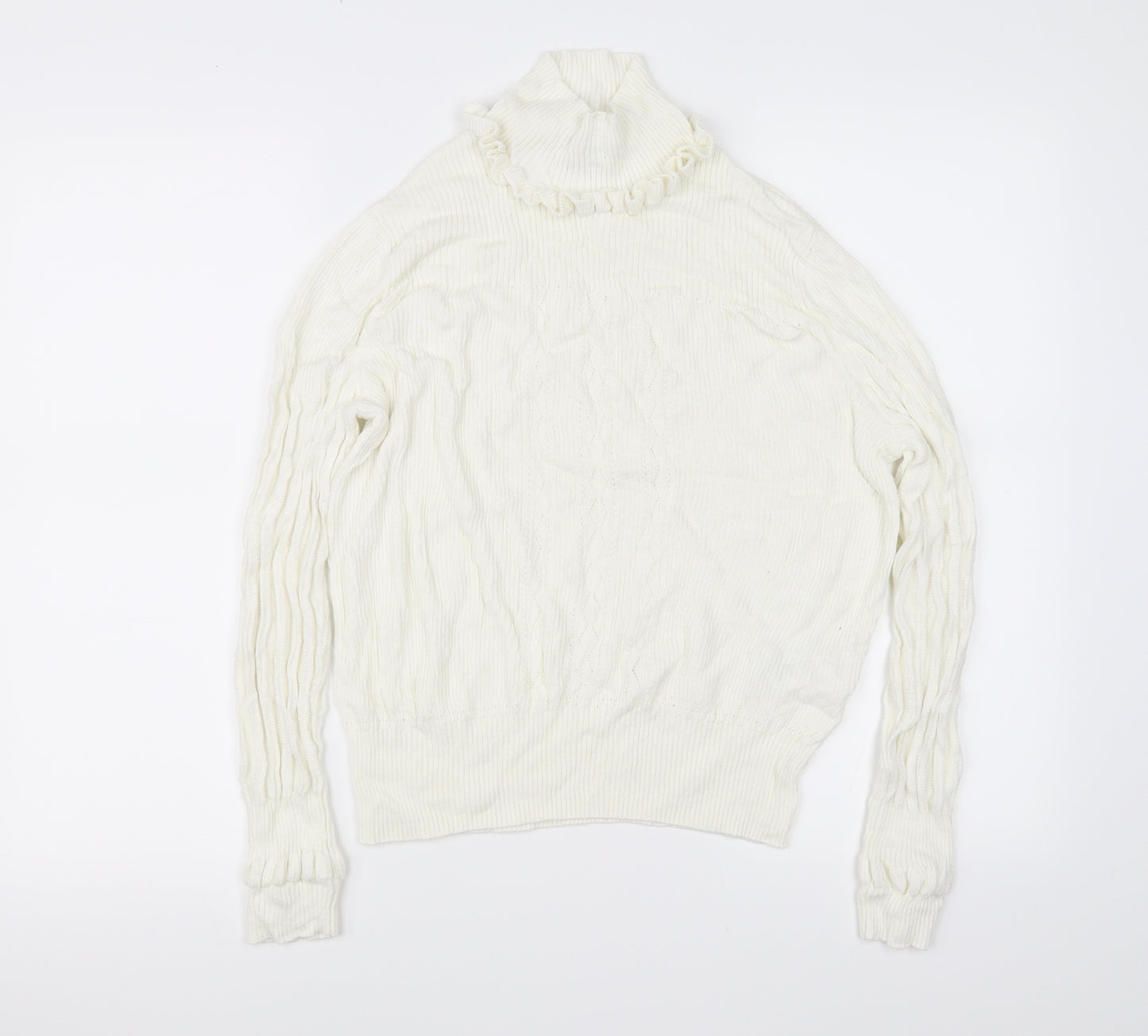 Preworn Womens Ivory   Pullover Jumper Size L