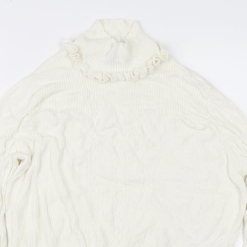 Preworn Womens Ivory   Pullover Jumper Size L