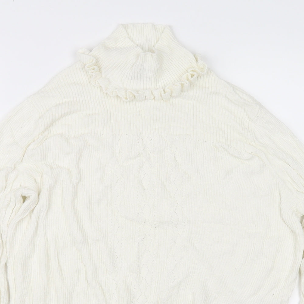 Preworn Womens Ivory   Pullover Jumper Size L