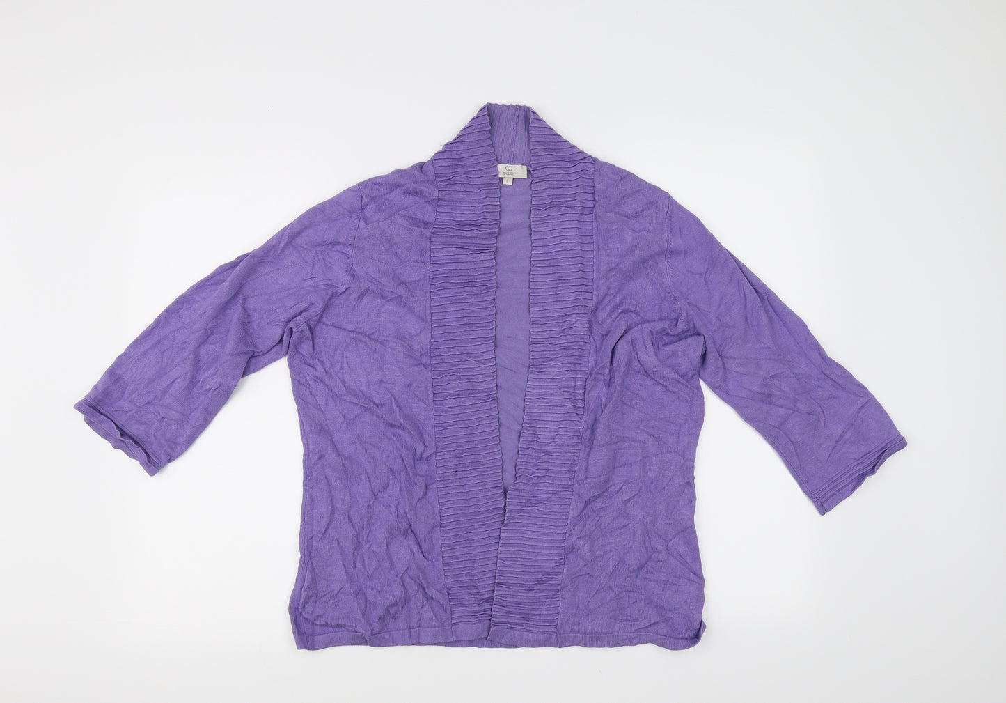 Preworn Womens Purple   Cardigan Jumper Size L