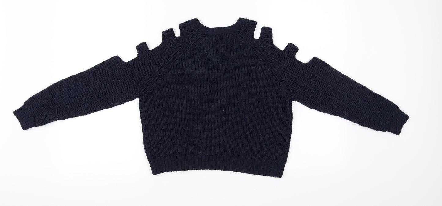 New Look Girls Blue   Pullover Jumper Size 9 Years