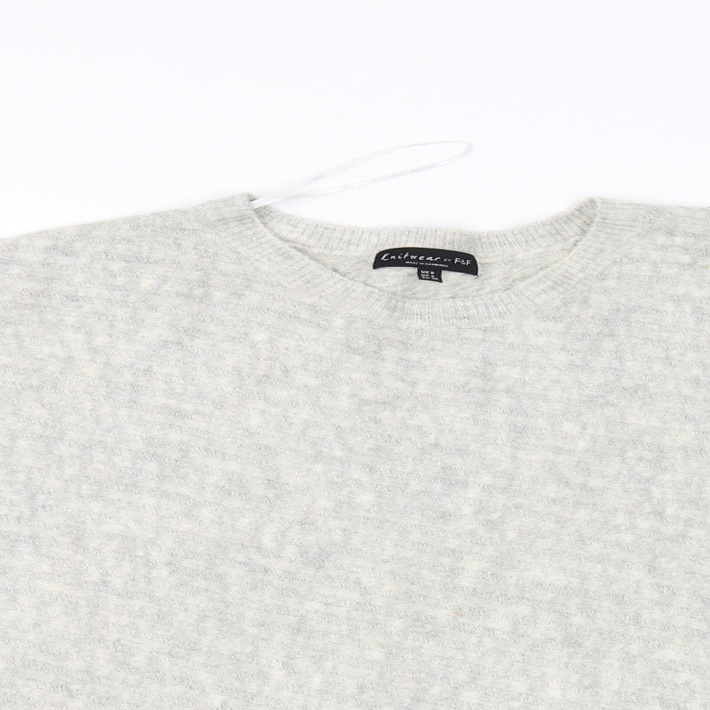 F&F Womens Ivory   Pullover Jumper Size 8