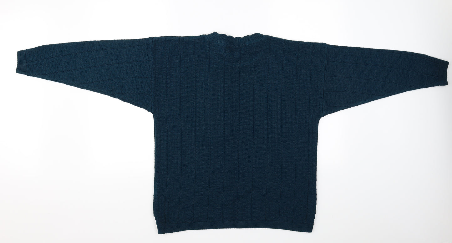 Selective Womens Green   Pullover Jumper Size M