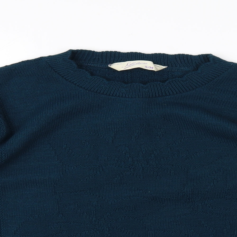 Selective Womens Green   Pullover Jumper Size M