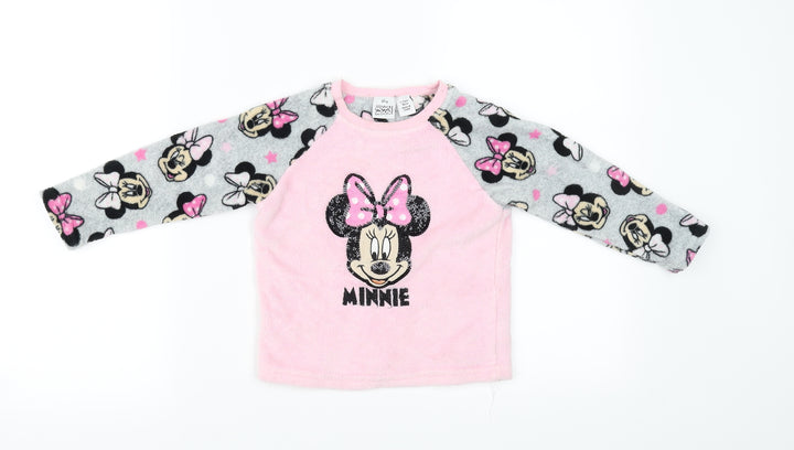 Disney Girls Pink Top Pyjama Top Size 2-3 Years