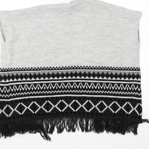 YD Girls Grey   Cardigan Jumper Size 8-9 Years