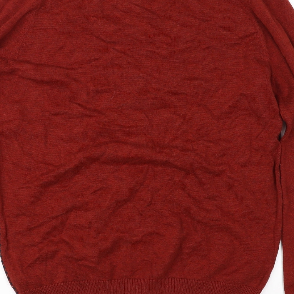 Next Level Mens Brown   Pullover Jumper Size M