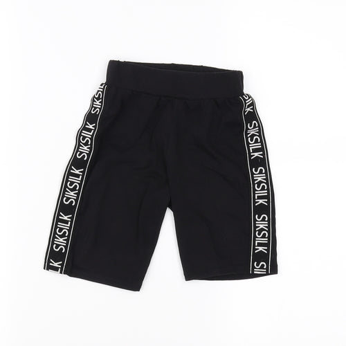 Preworn Womens Black   Sweat Shorts Size 4