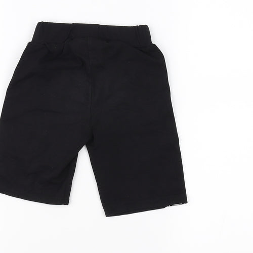 Preworn Womens Black   Sweat Shorts Size 4