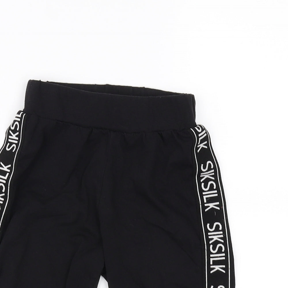 Preworn Womens Black   Sweat Shorts Size 4