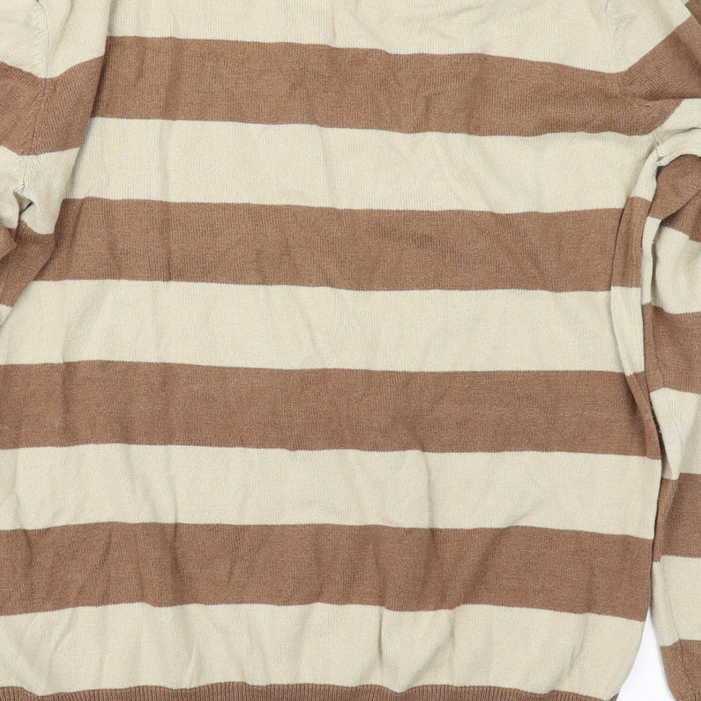 Greenwoods  Mens Clear Striped  Pullover Jumper Size S