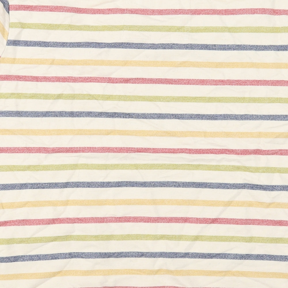 Seasalt Womens Ivory Striped  Pullover Jumper Size 12