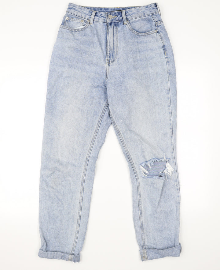Denim glassons Womens Blue Denim Straight Jeans Size 8 L27 in