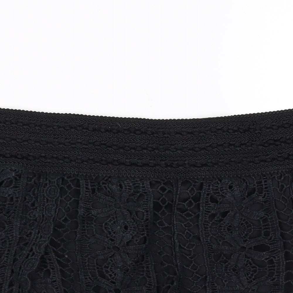 Rewind Womens Black   Sweat Shorts Size L