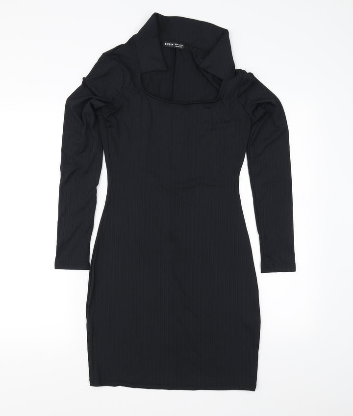 SheIn Womens Black Bodycon Size XS