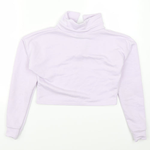 Pretty Little Thing Womens Purple   Pullover Sweatshirt Size 4