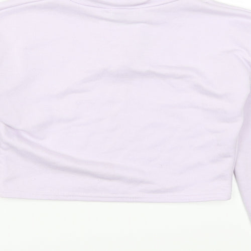 Pretty Little Thing Womens Purple   Pullover Sweatshirt Size 4