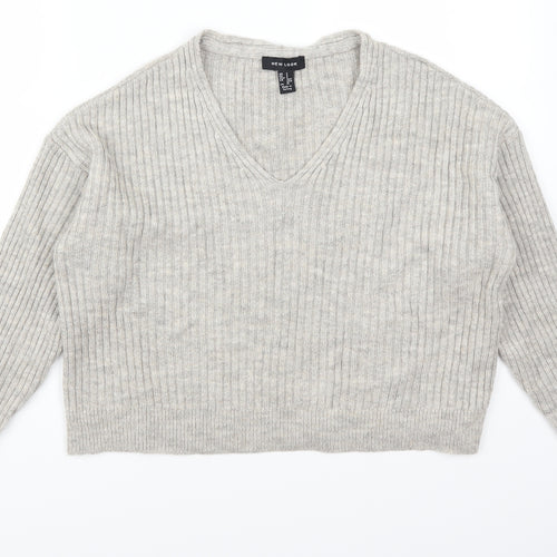 New Look Womens Grey   Pullover Jumper Size S