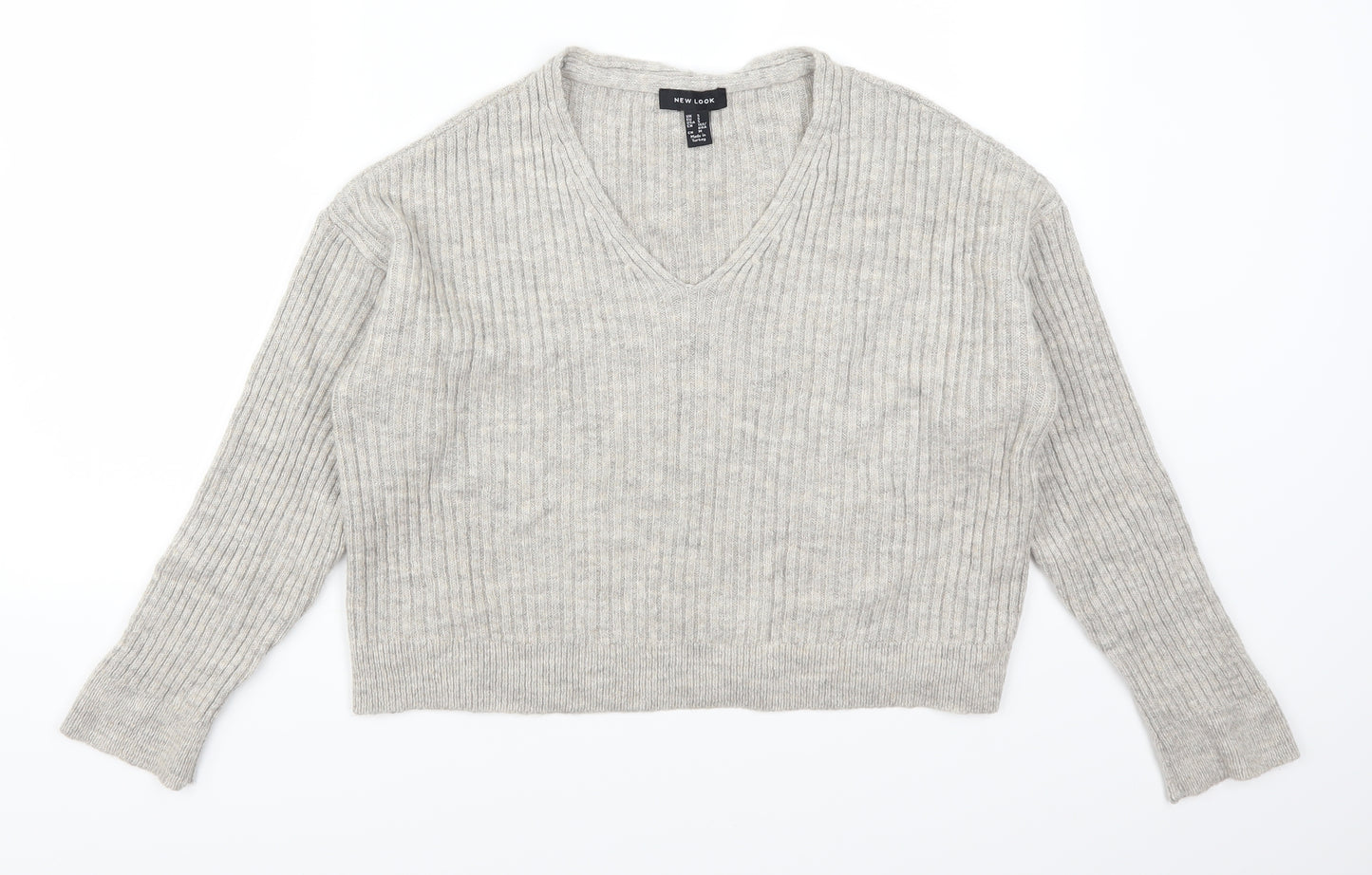 New Look Womens Grey   Pullover Jumper Size S