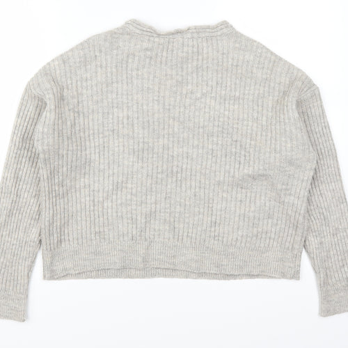New Look Womens Grey   Pullover Jumper Size S