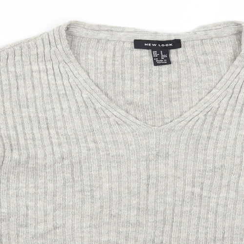 New Look Womens Grey   Pullover Jumper Size S
