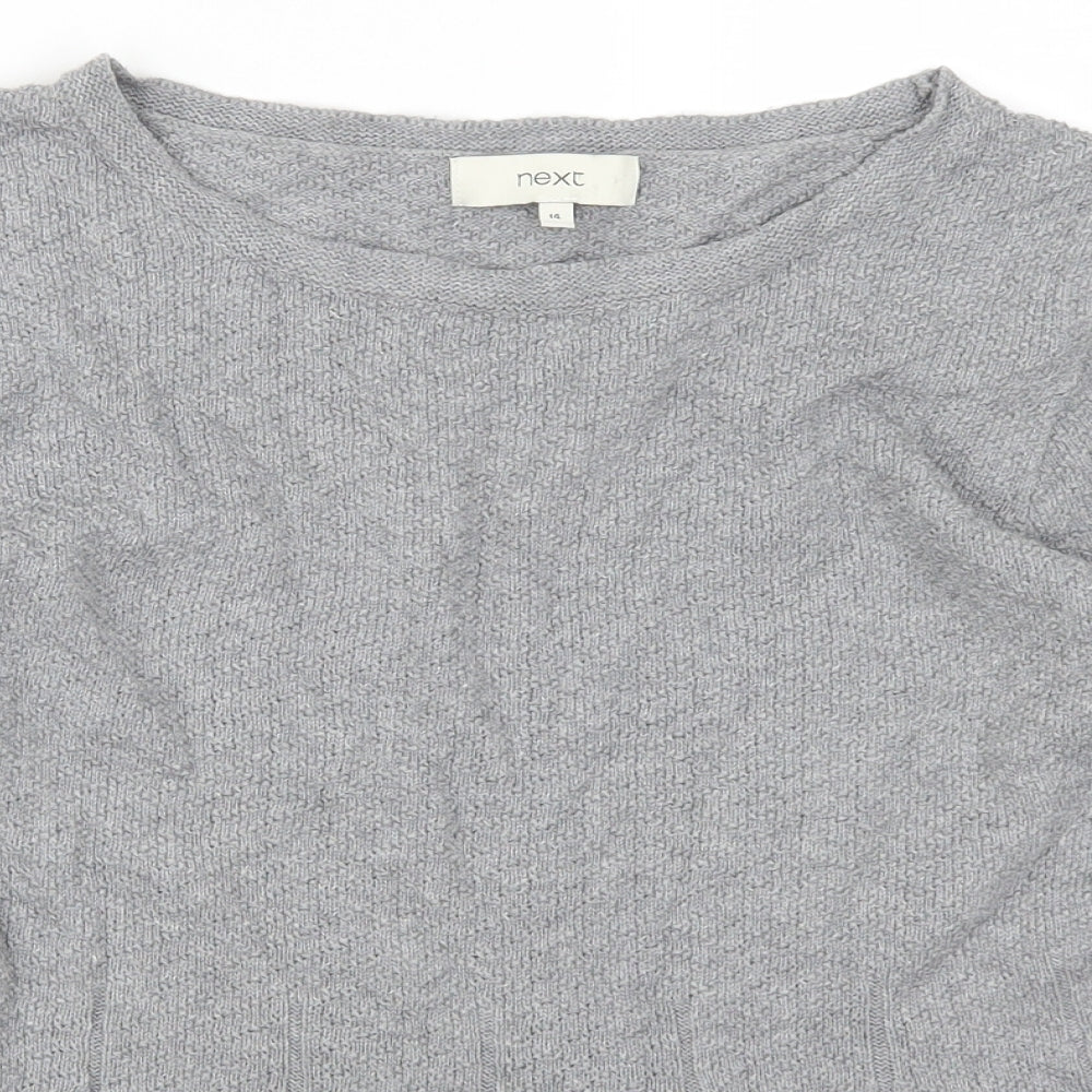NEXT Womens Grey   Pullover Jumper Size 14