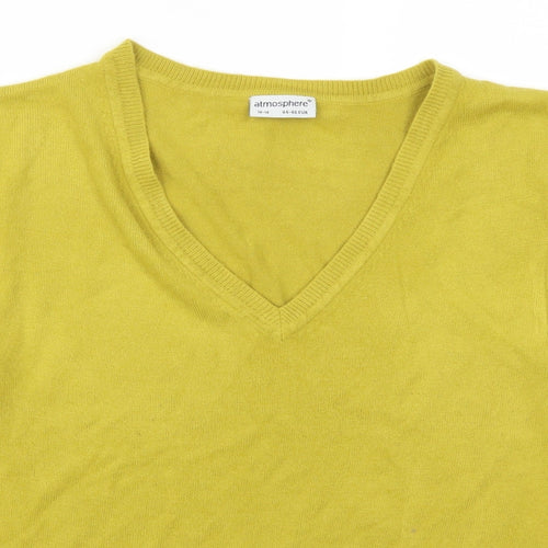 Atmosphere Womens Green   Pullover Jumper Size 16