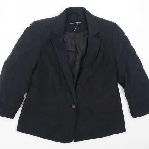 Dorothy Perkins Womens Grey   Jacket Blazer Size 12