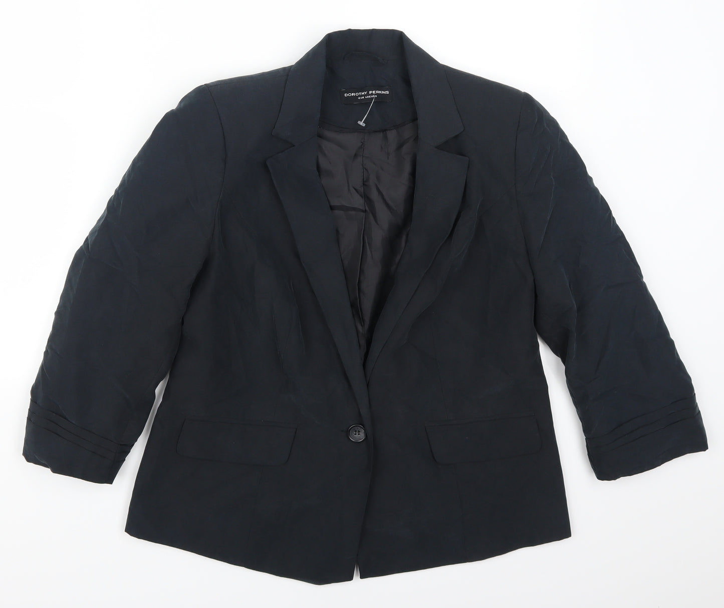 Dorothy Perkins Womens Grey   Jacket Blazer Size 12