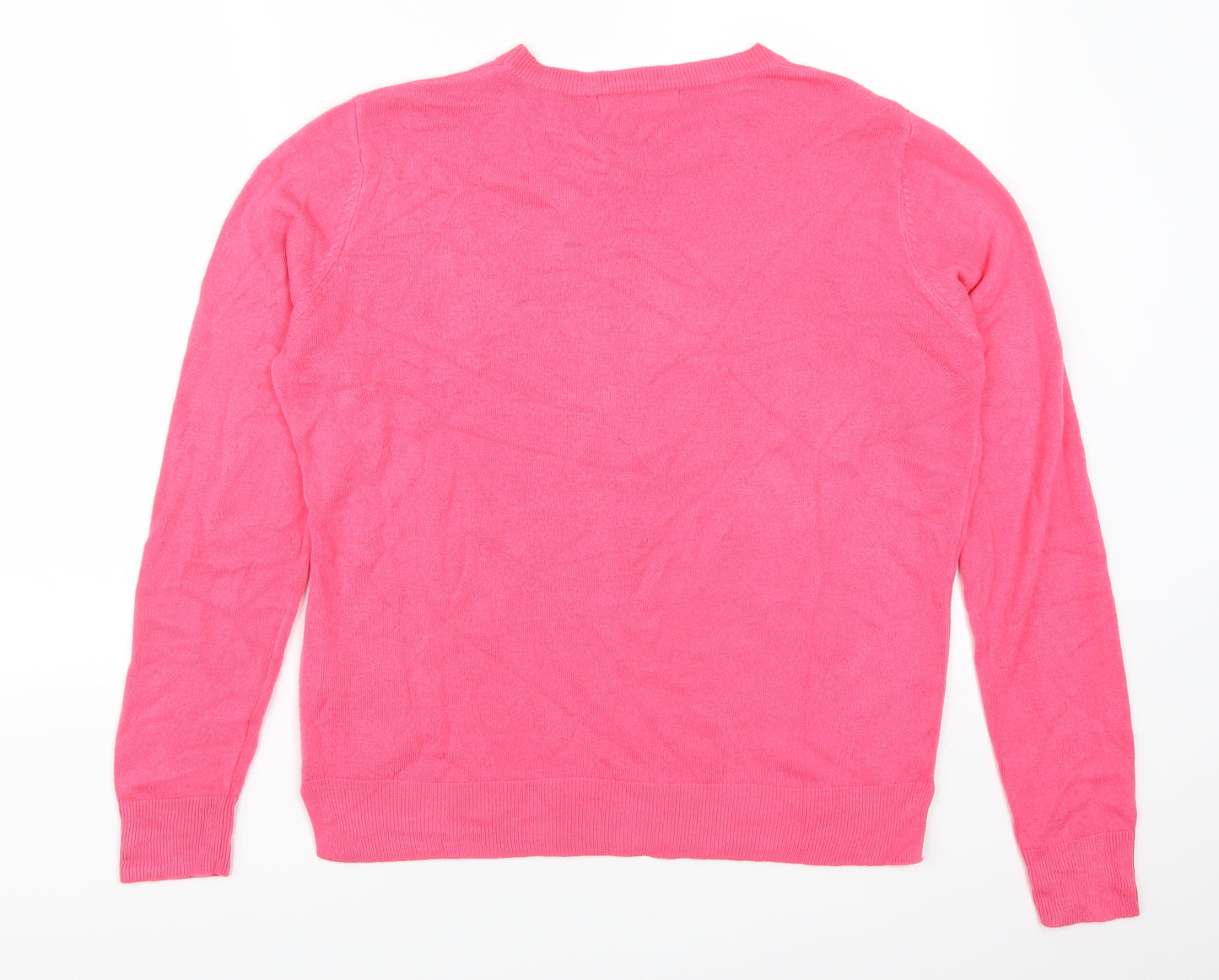 Marks and Spencer Womens Pink   Pullover Jumper Size 14