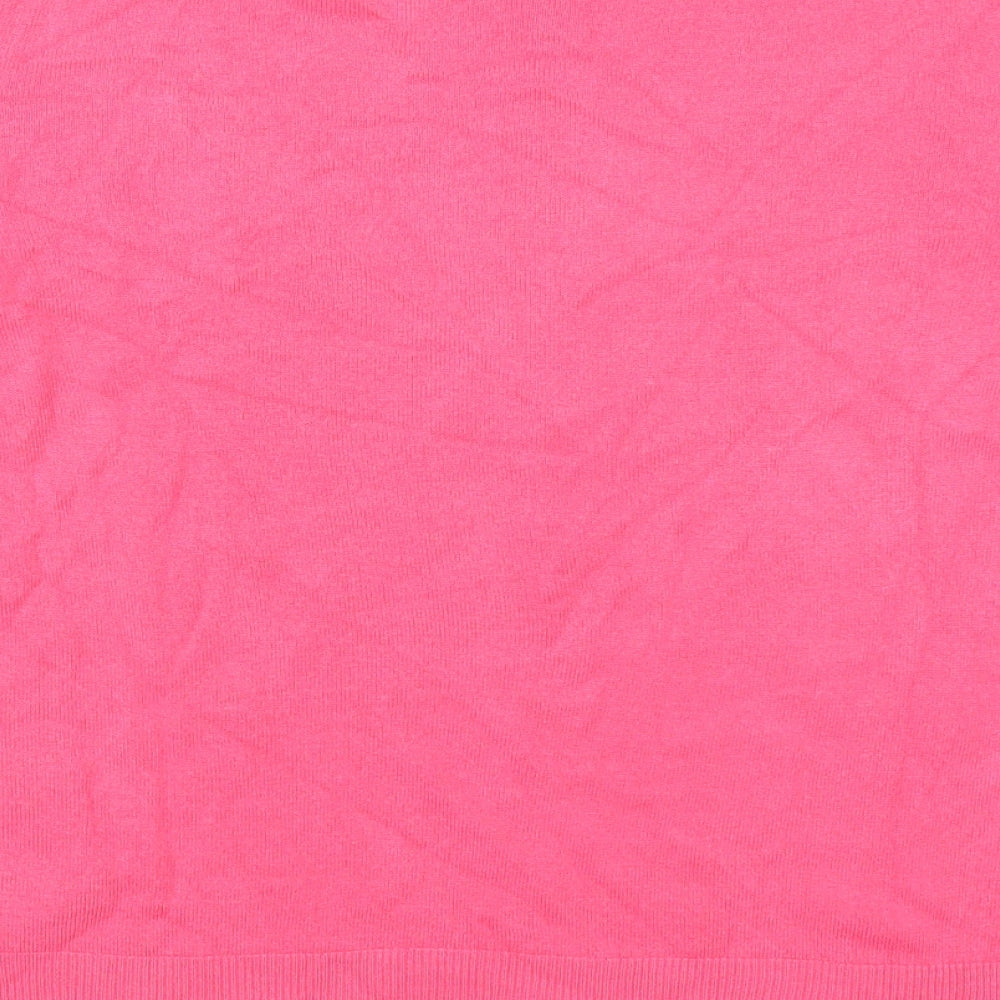 Marks and Spencer Womens Pink   Pullover Jumper Size 14