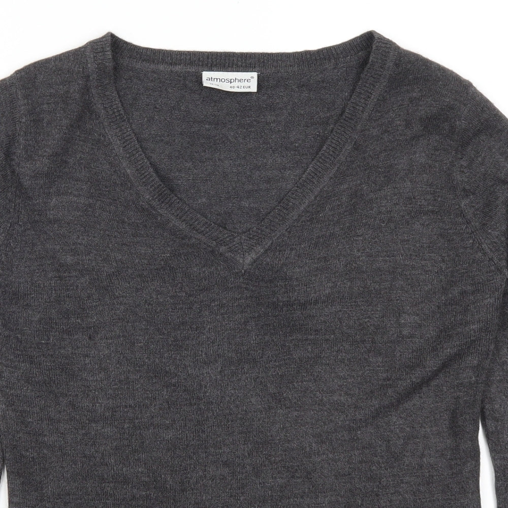 Atmosphere Womens Grey   Pullover Jumper Size 12