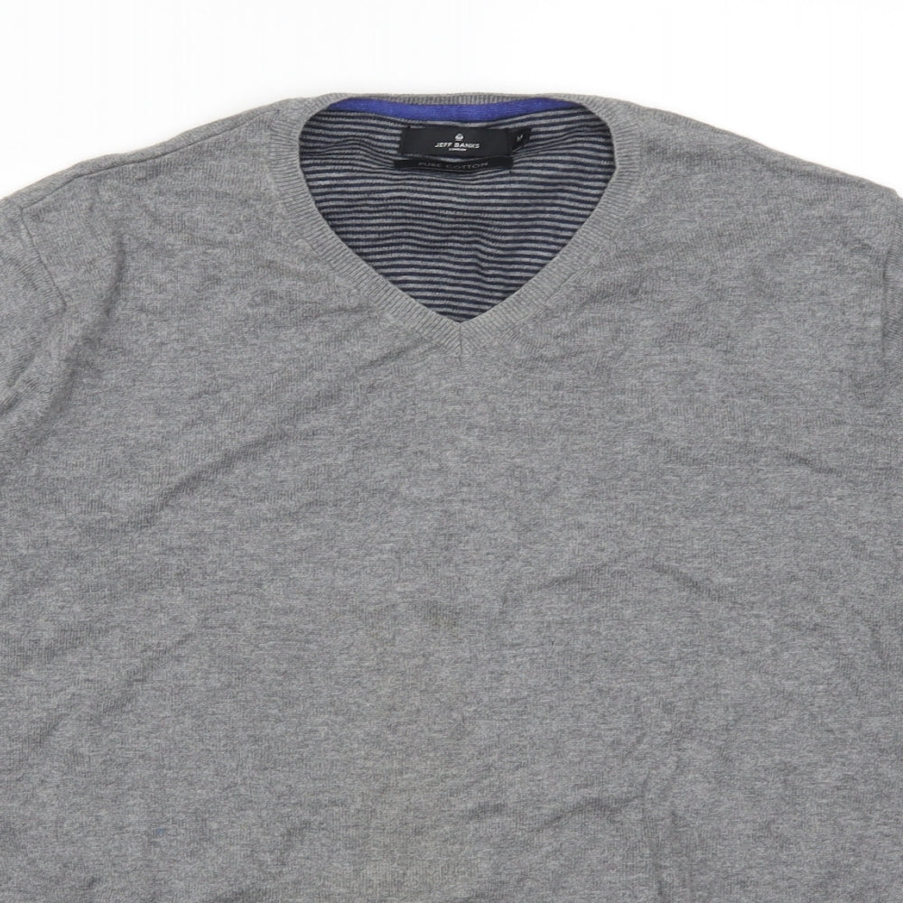 Jeff Banks Mens Grey   Pullover Jumper Size M
