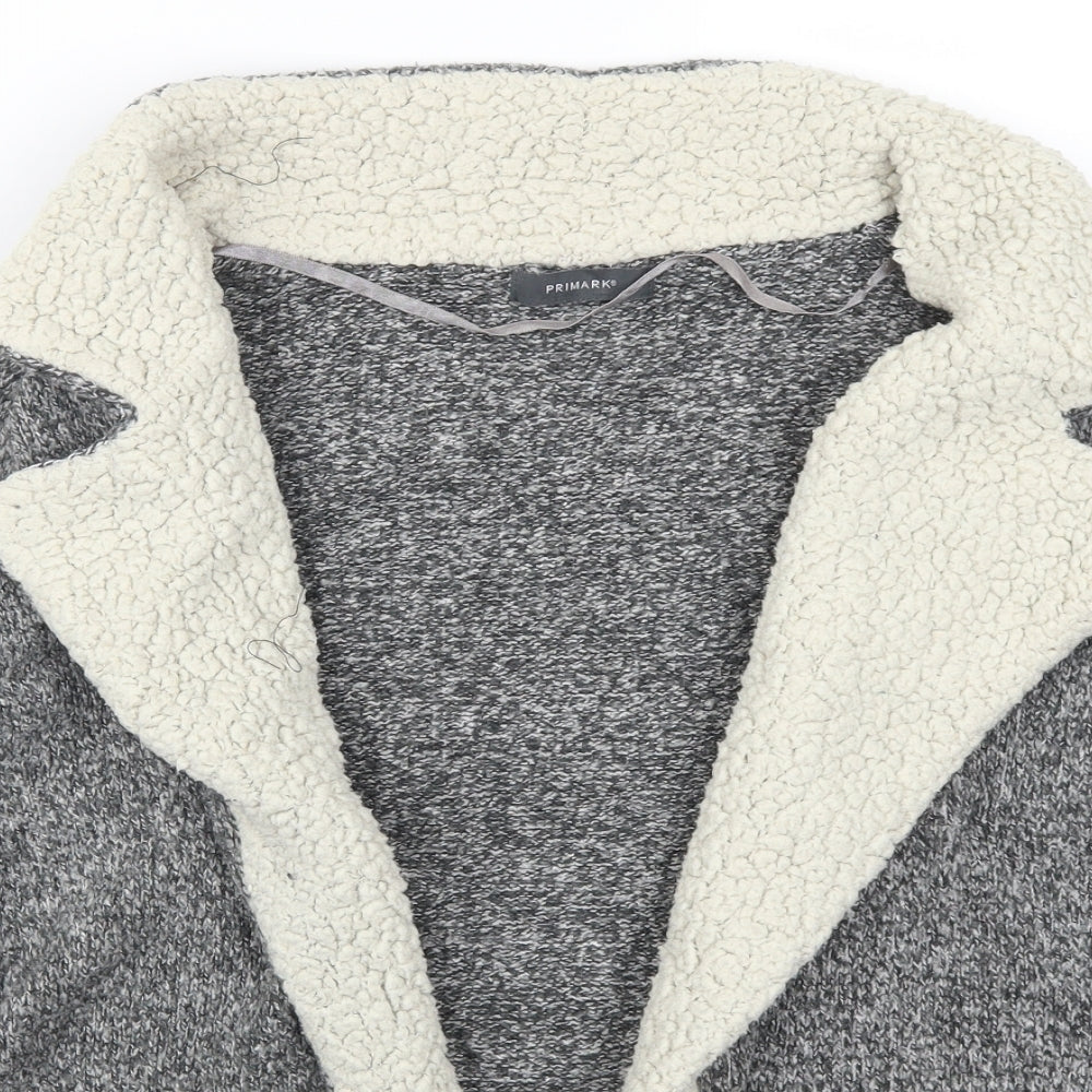 Primark Womens Grey   Cardigan Jumper Size 6