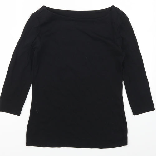 Nutmeg Womens Black   Basic T-Shirt Size 10