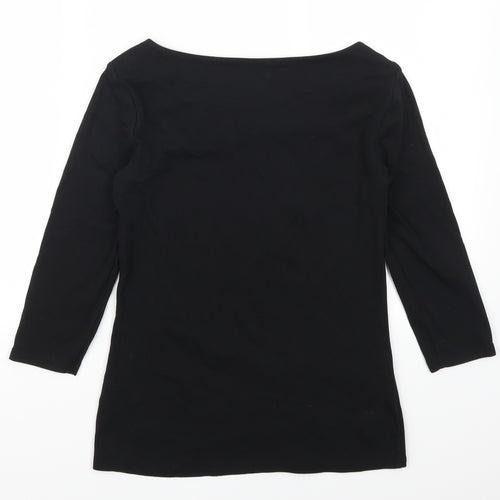 Nutmeg Womens Black   Basic T-Shirt Size 10