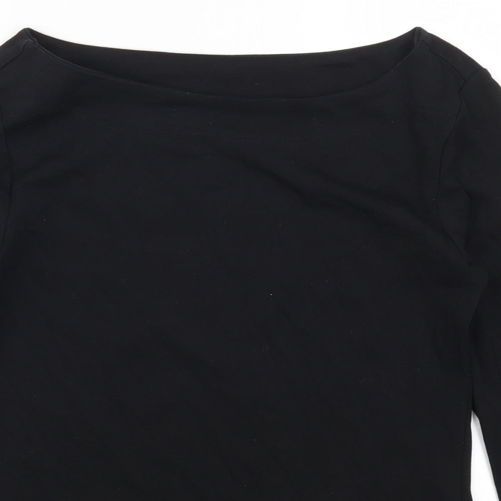 Nutmeg Womens Black   Basic T-Shirt Size 10