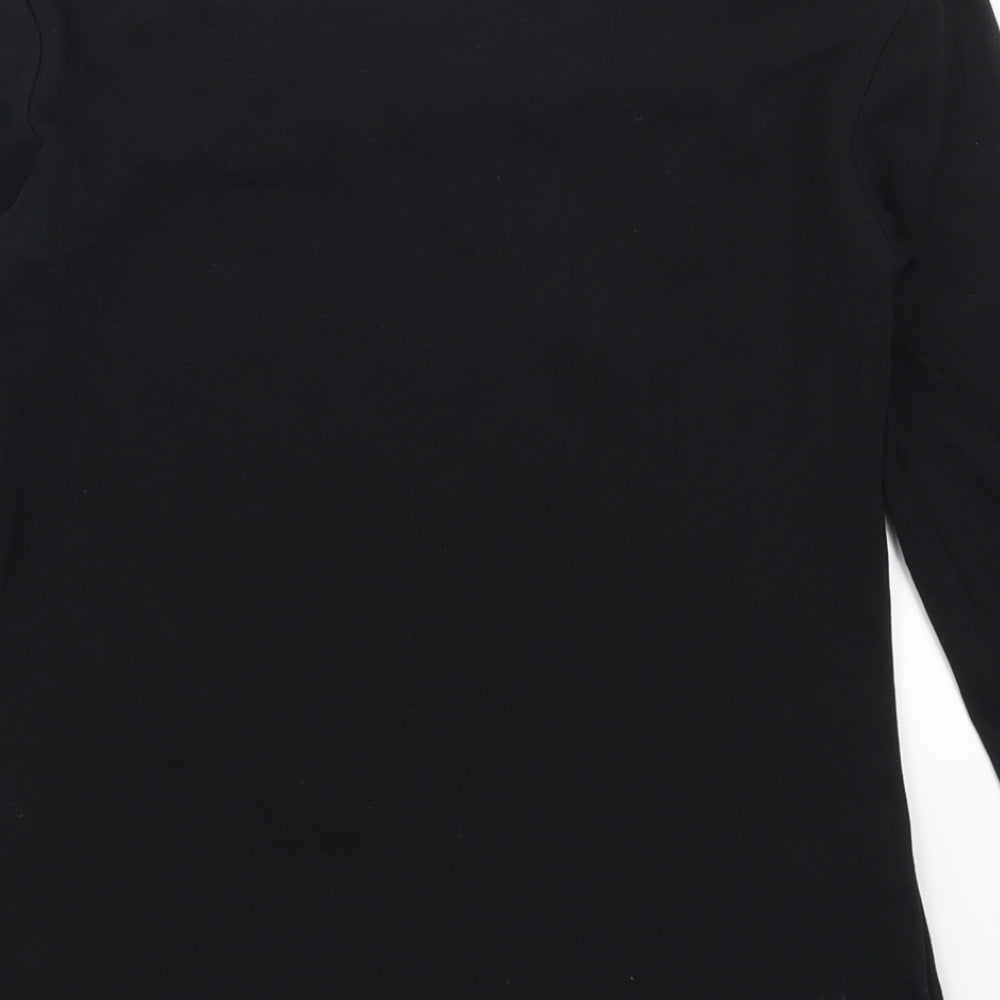 Nutmeg Womens Black   Basic T-Shirt Size 10