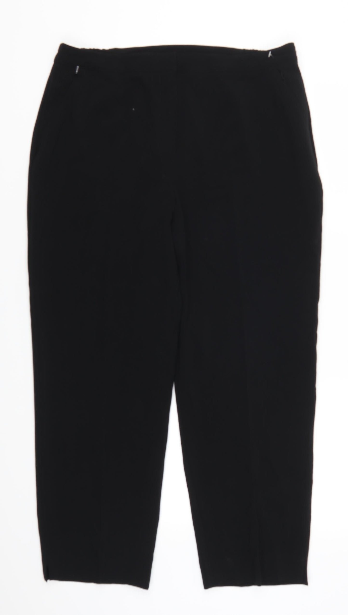 Warehouse Womens Black   Trousers  Size 16 L27 in