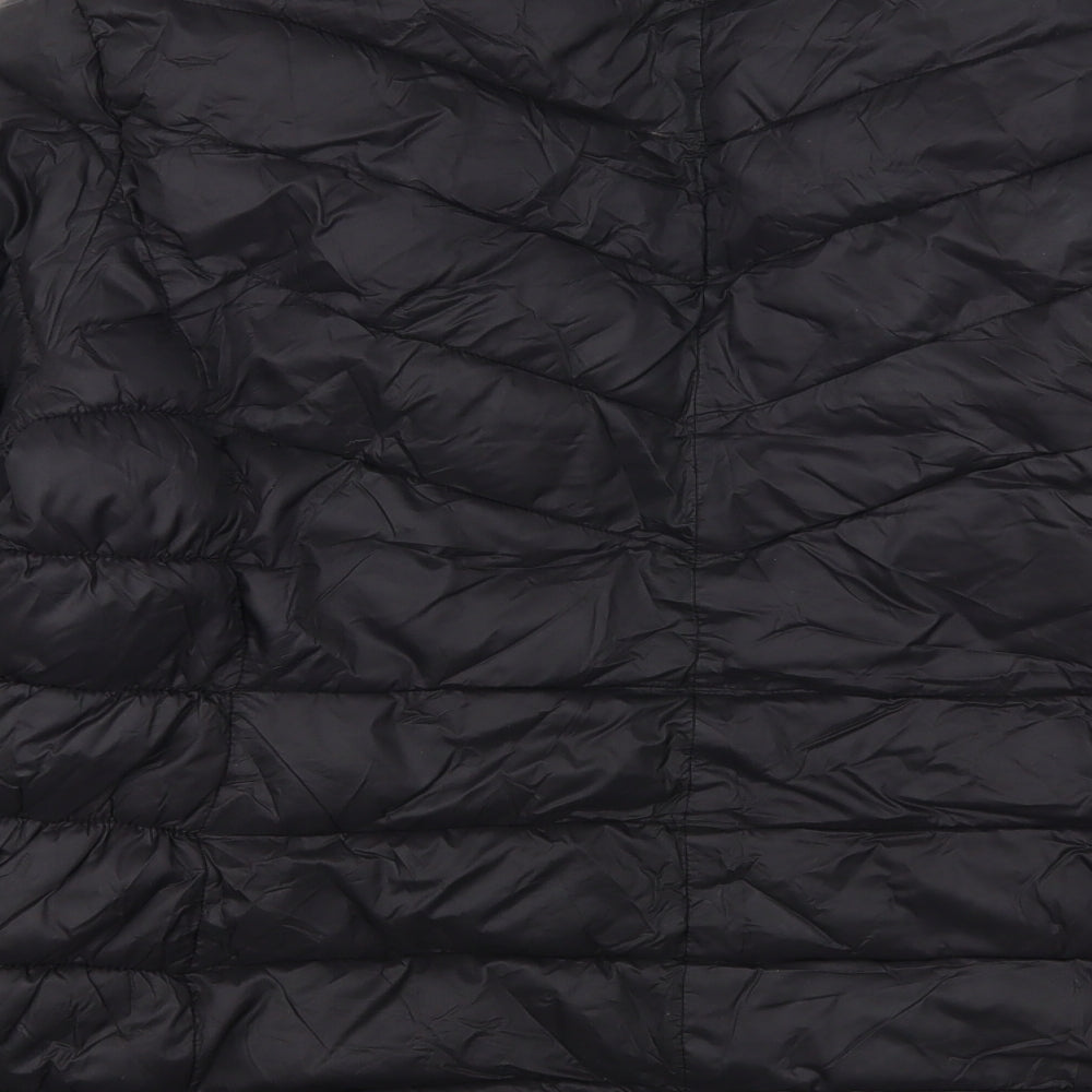 BHS Womens Black   Quilted Coat Size 16