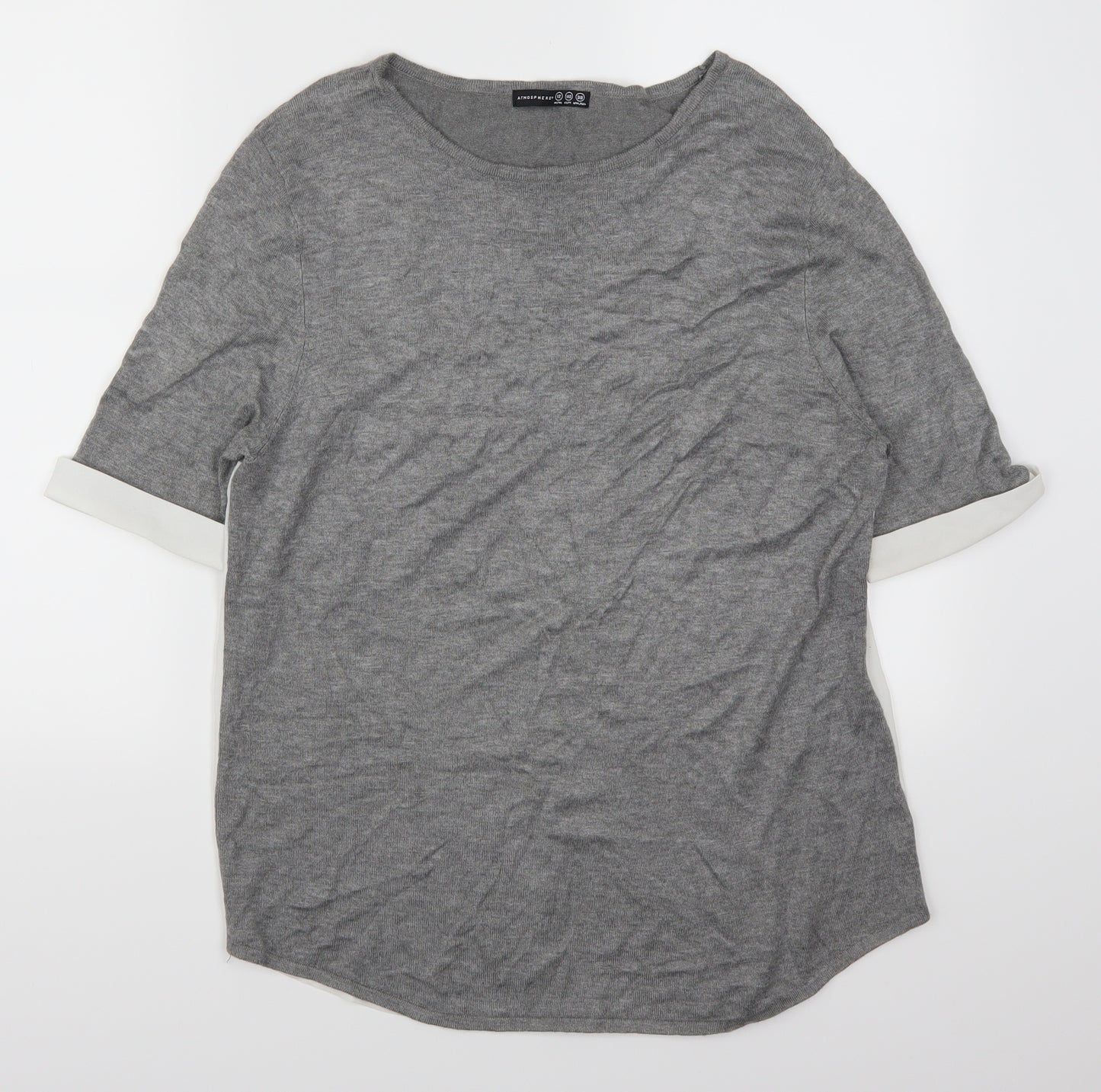 Atmosphere Womens Grey   Basic T-Shirt Size 12