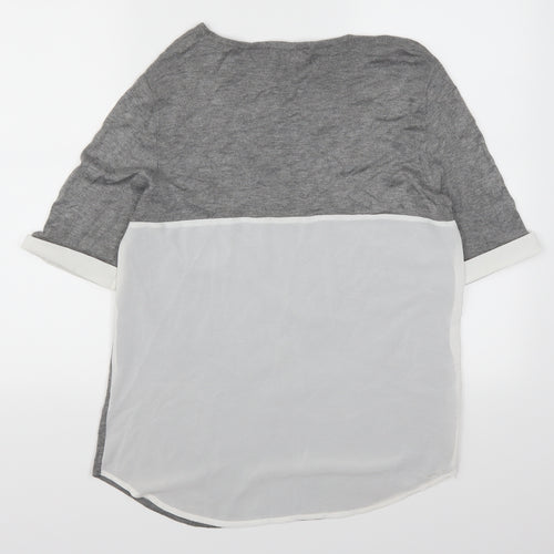 Atmosphere Womens Grey   Basic T-Shirt Size 12