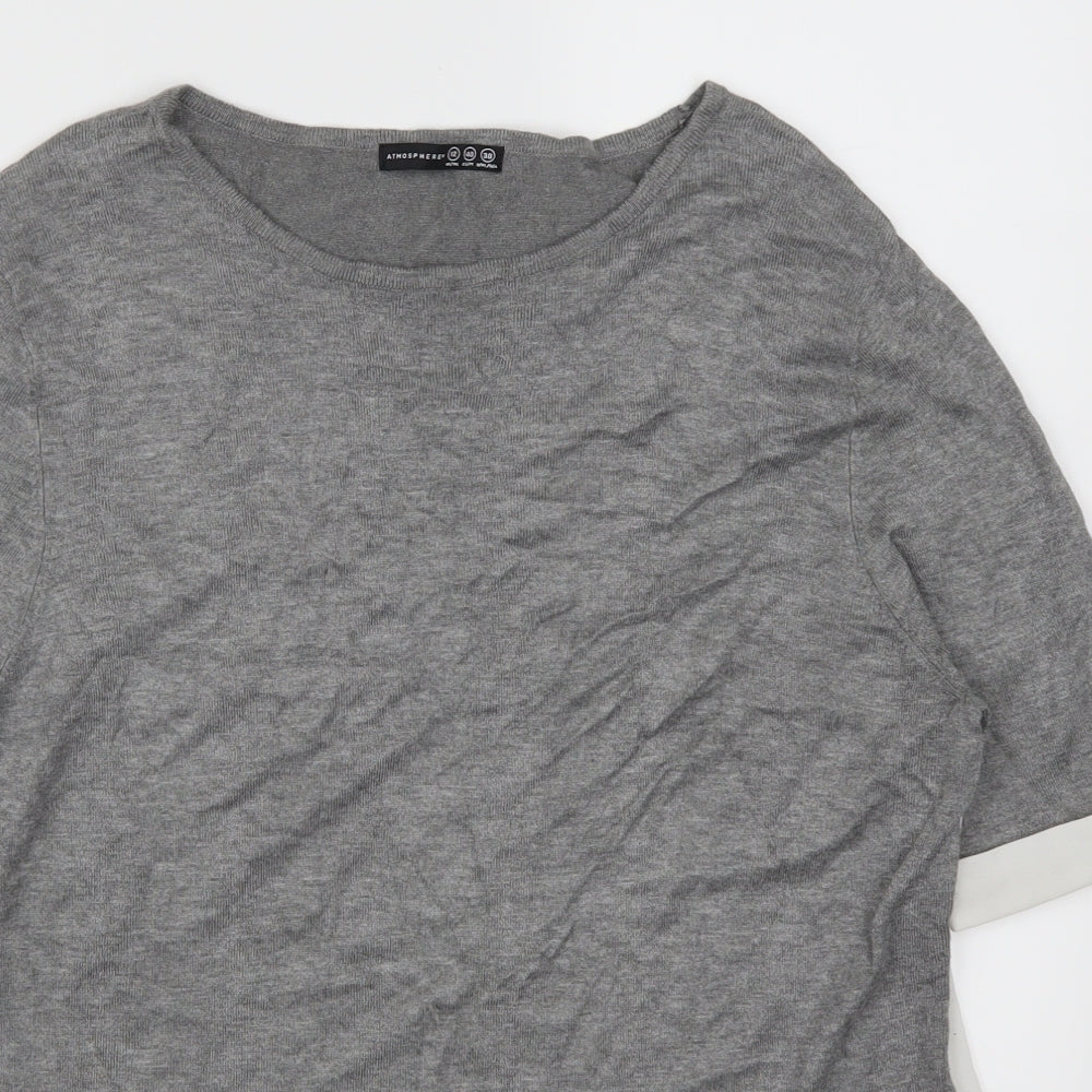 Atmosphere Womens Grey   Basic T-Shirt Size 12