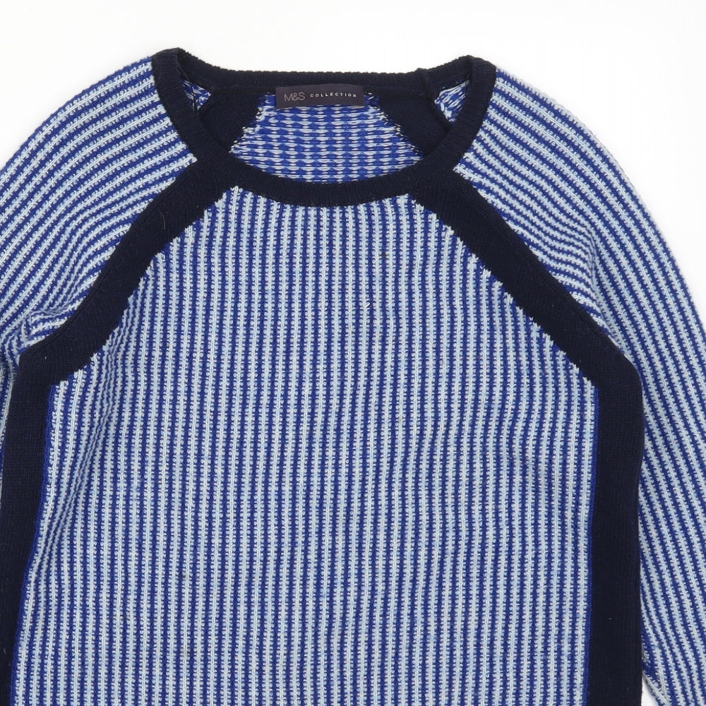 Marks and Spencer Womens Blue   Pullover Jumper Size 10